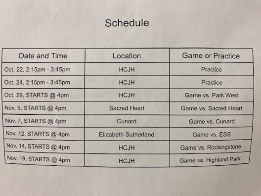 2024-25 Boy's Volleyball Schedule