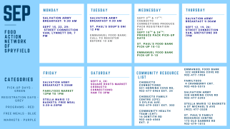 Food Action Network Calendar