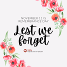 Remembrance Day 2026